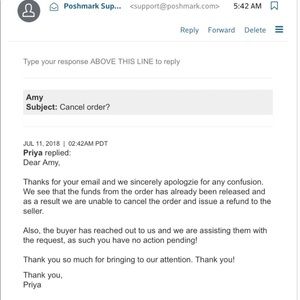 Email from Poshmark